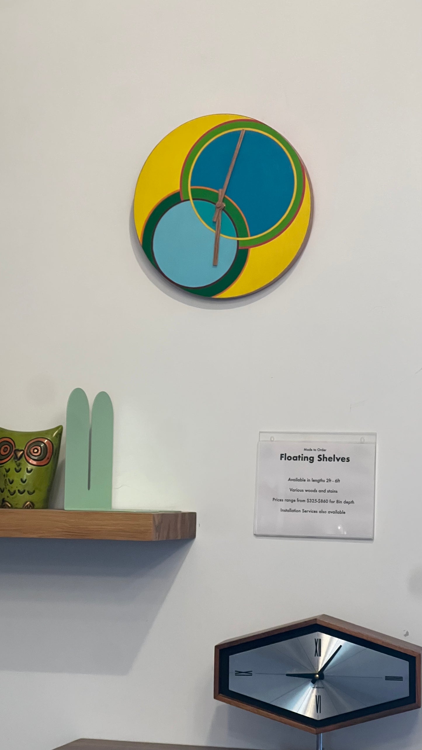 Synergy Lagoon, 12" Clock by Suijin Li