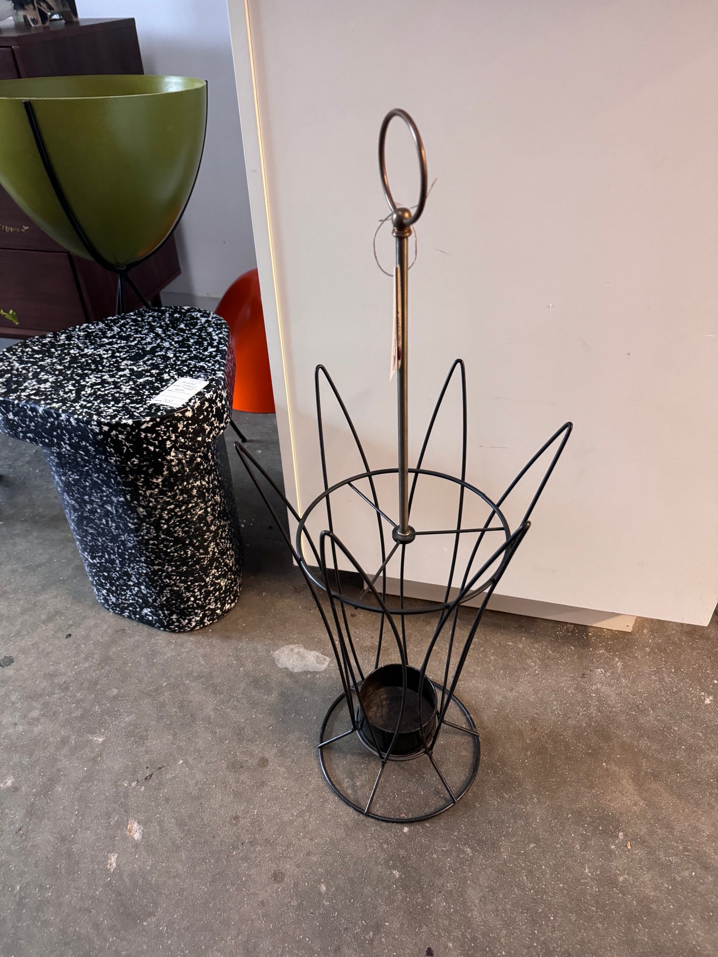 Vintage Metal Umbrella Stand