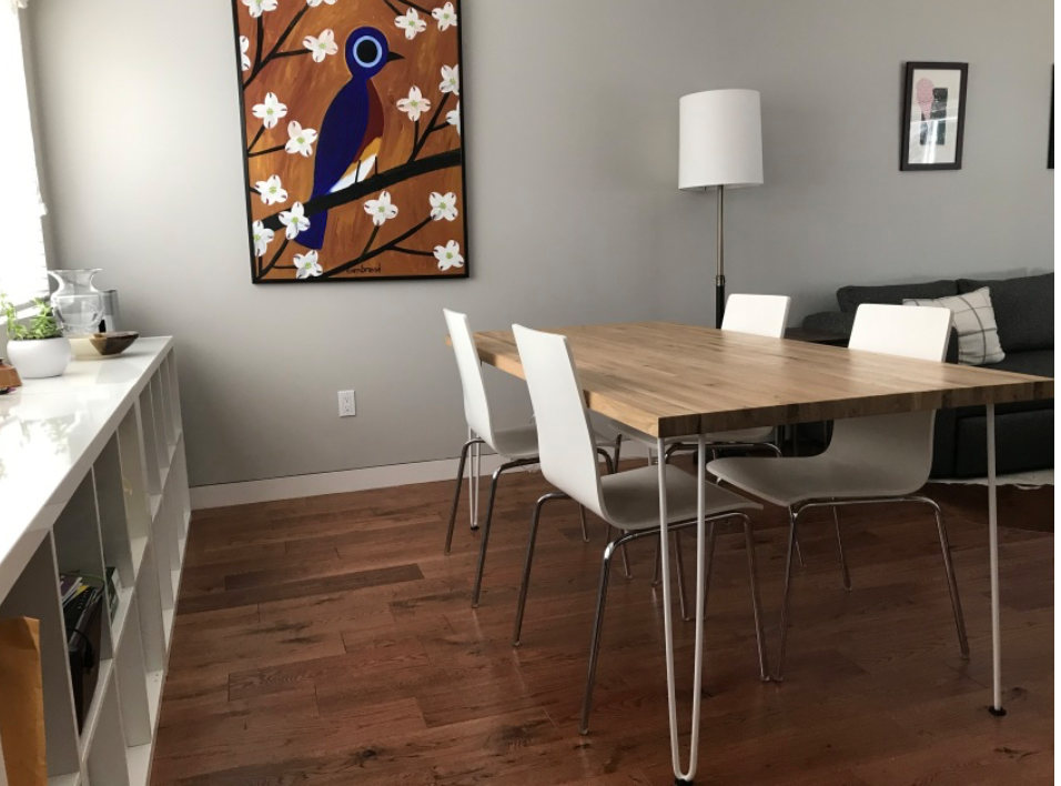 Butcher Block Table 36" x 72 - Hairpin Legs - Customizable & Made In-House