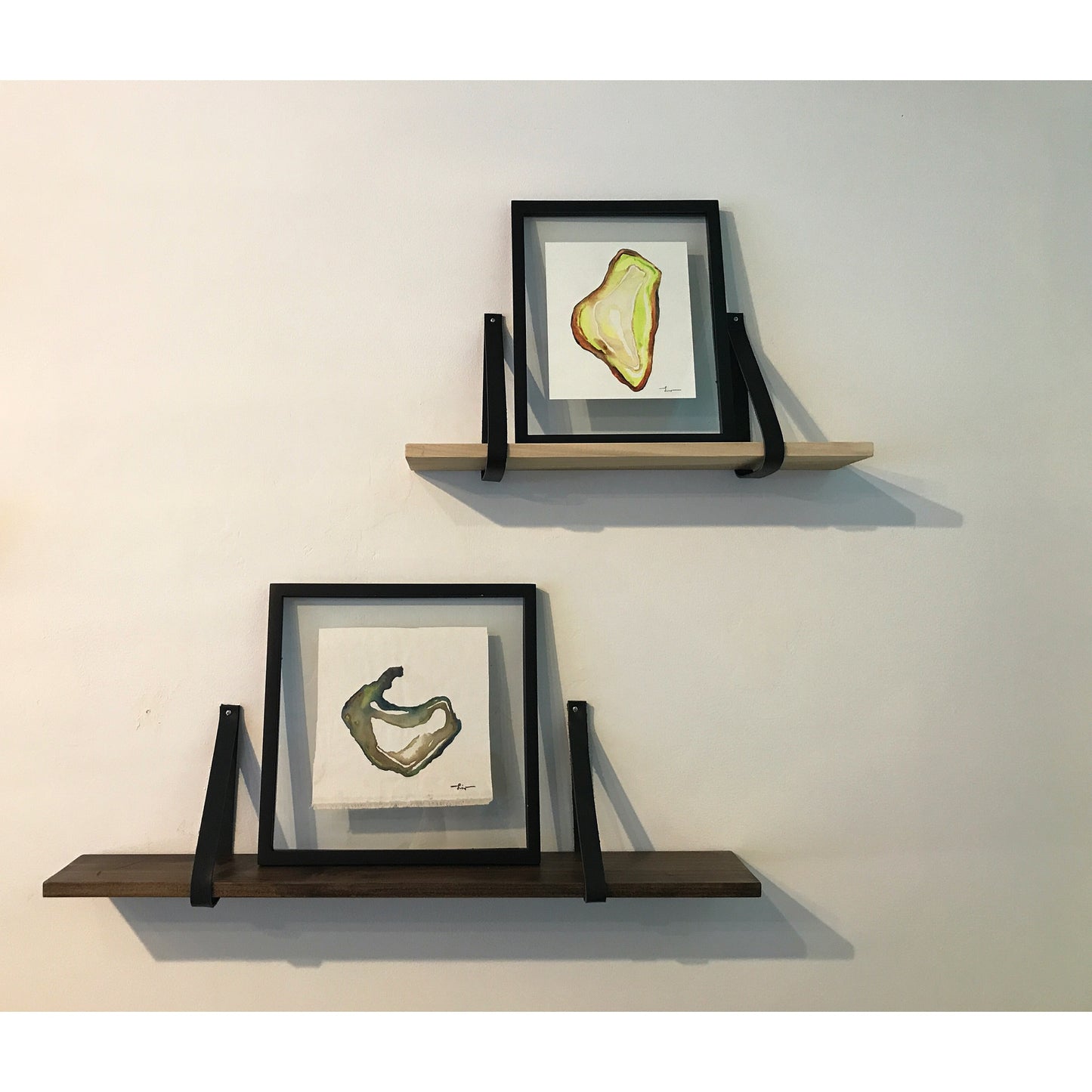 Accent Shelf Wood for Leather Strap Kits