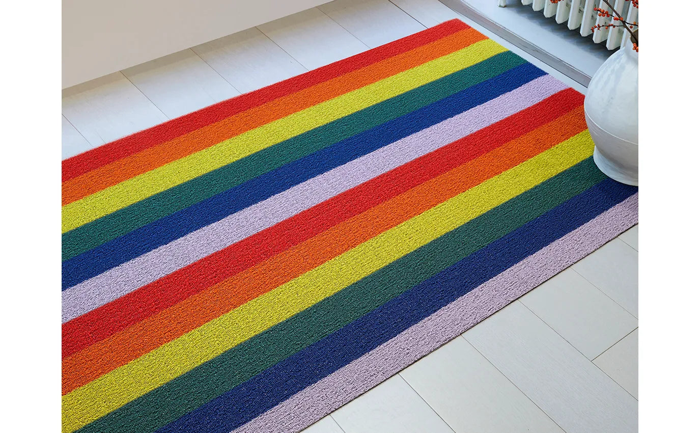 Chilewich Shag Mat - Pride Stripe