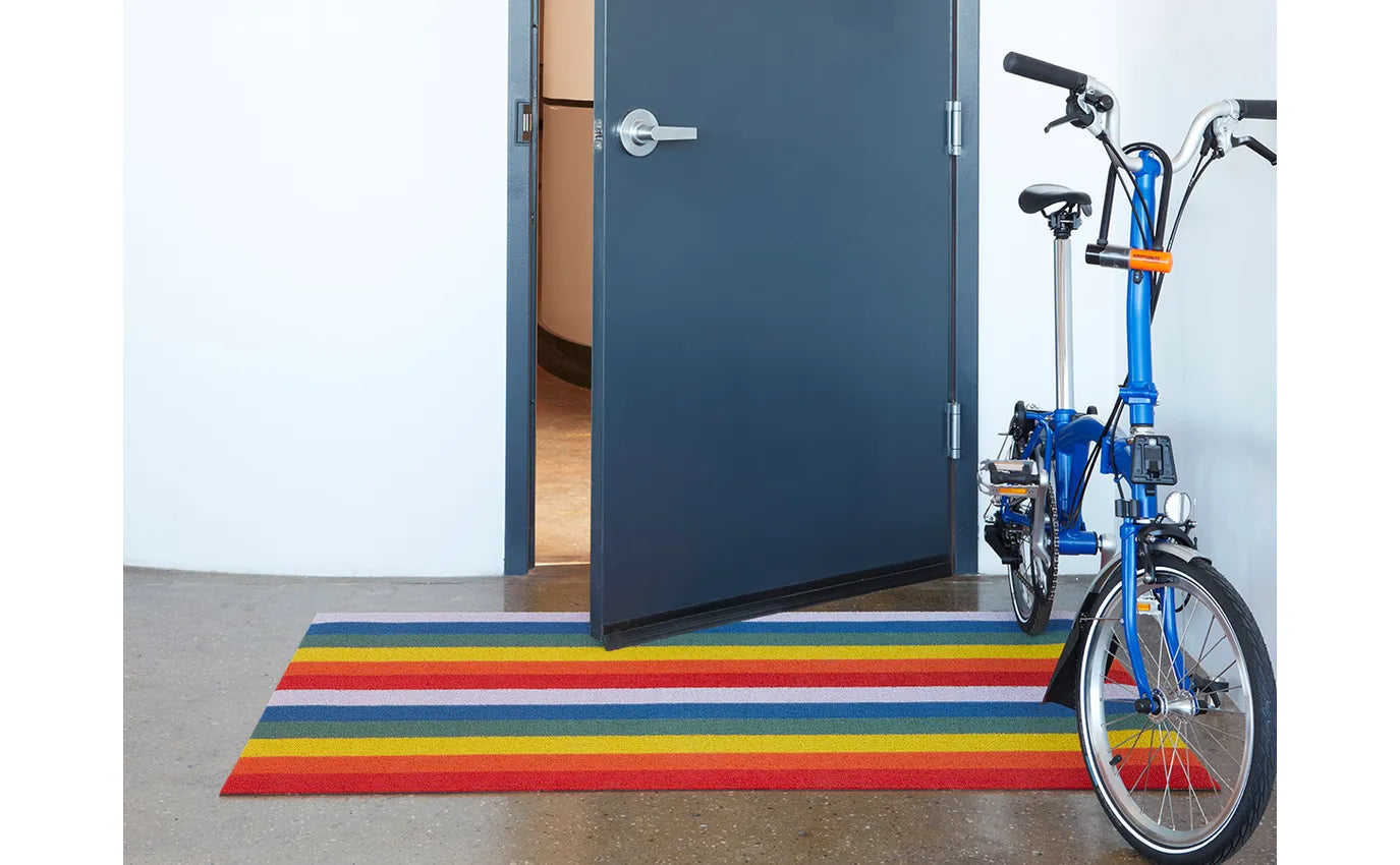 Chilewich Shag Mat - Pride Stripe