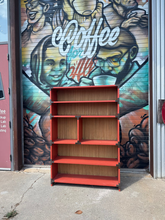 Vintage Campaign Style Bookcase