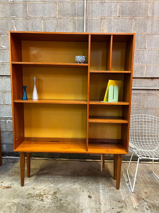 Vintage Teak Upcycled Display Shelf