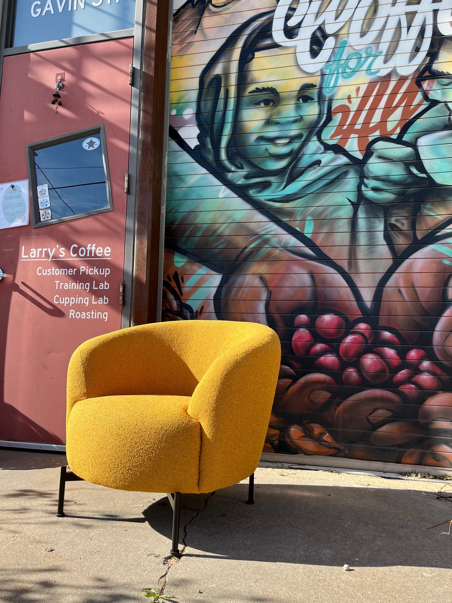 Circular Scandi Chair - Floor Model