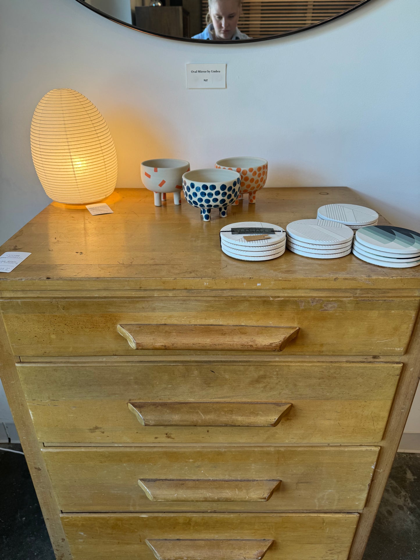 Vintage Blonde Dresser