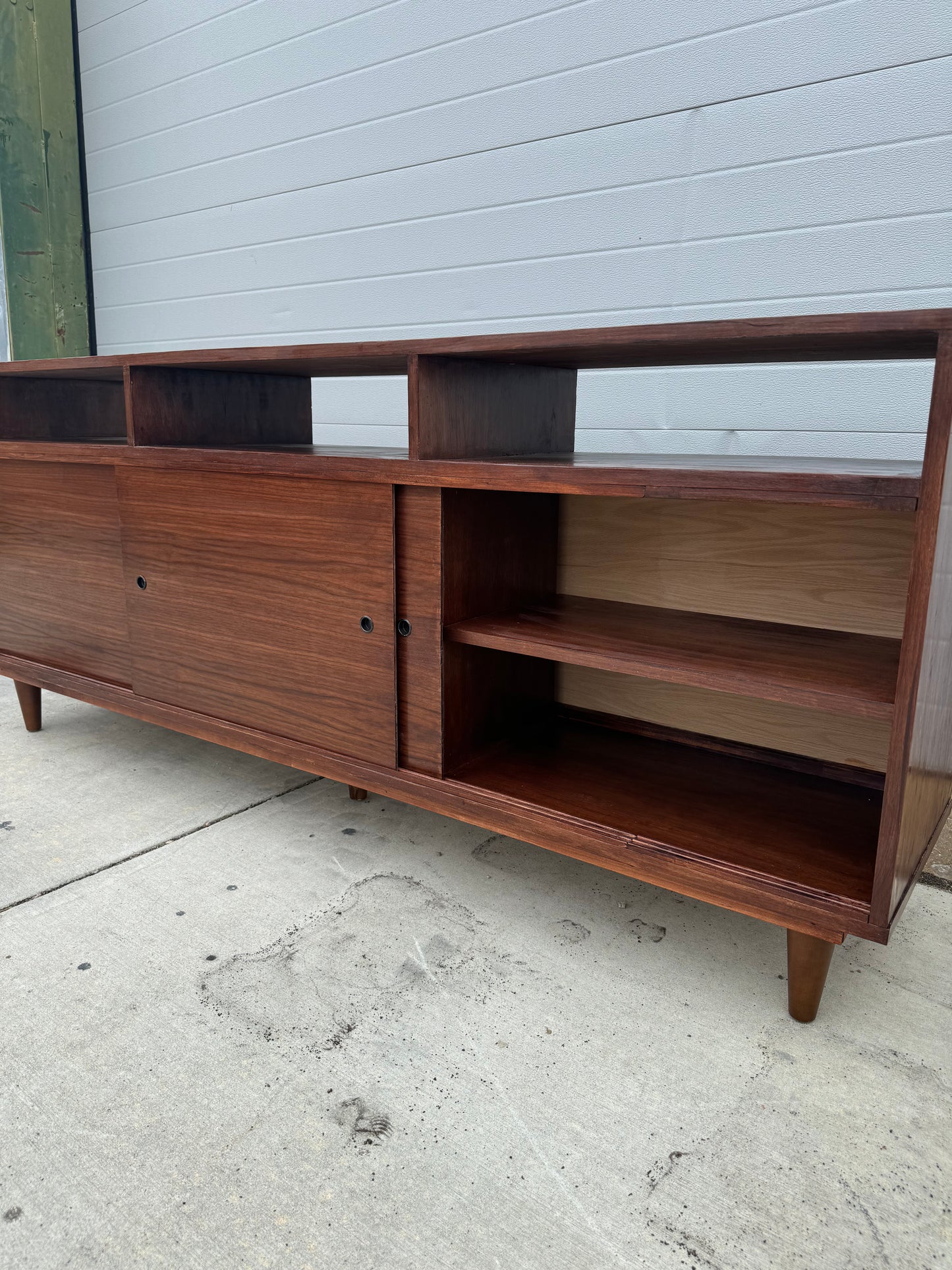 Vintage Inspired Media Cabinet or Credenza - Floor Model