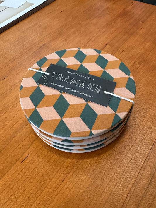 Cube Coasters by Tramake (Set of 4)