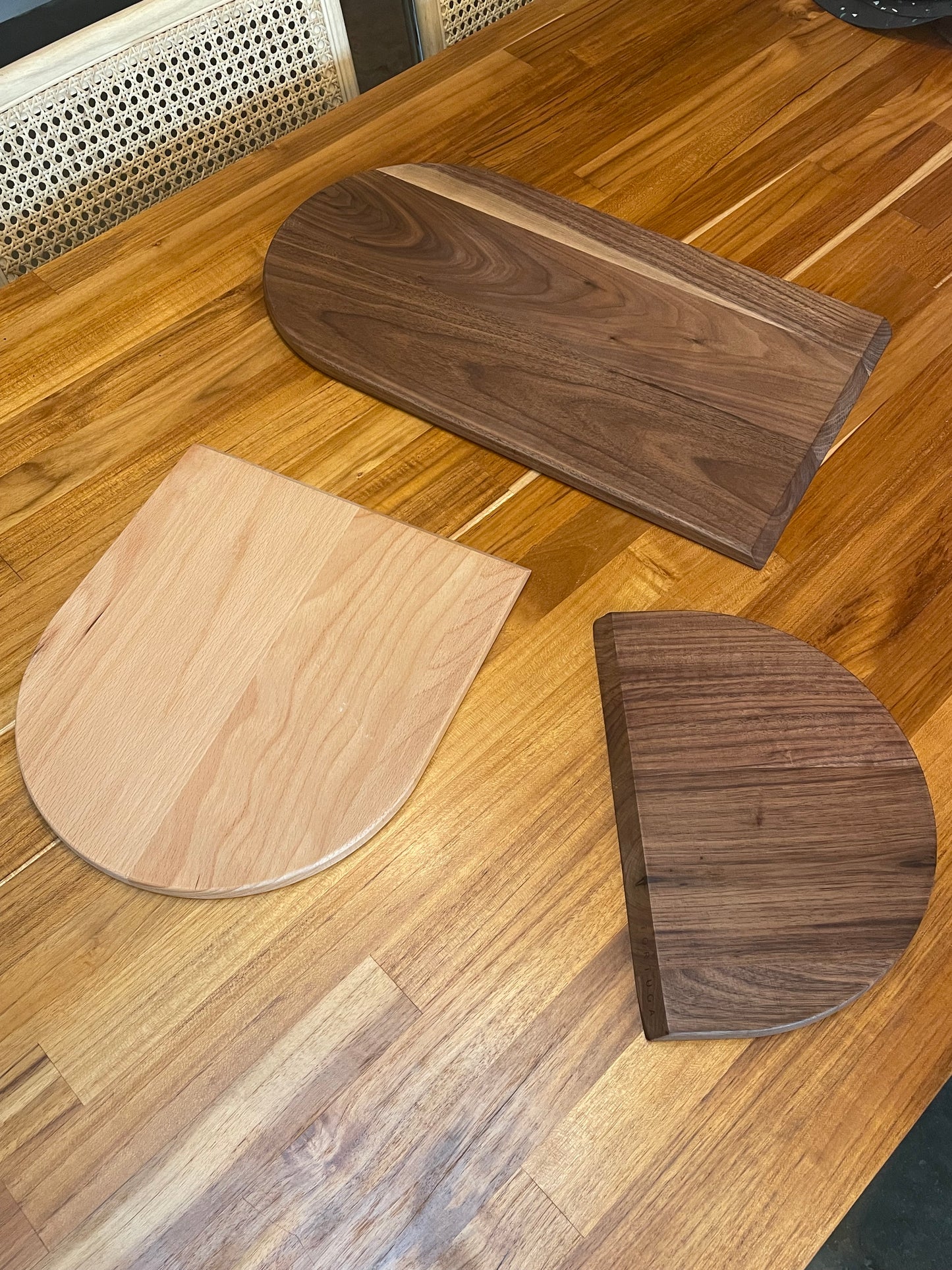 Walnut and Beech Wood Trio Versus Cutting Boards