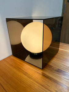 Vintage Lucite Orb Table Lamp