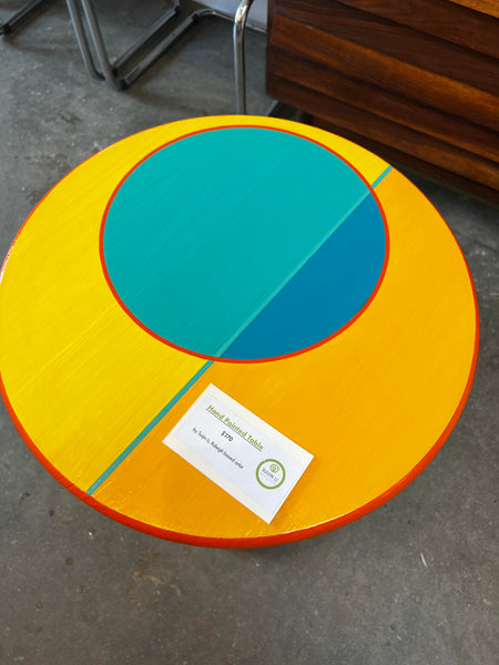 Yellow + Blue Primavera Table by Suijin Li