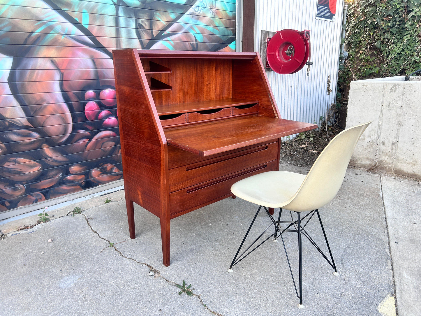 Danish Teak Secterary Desk