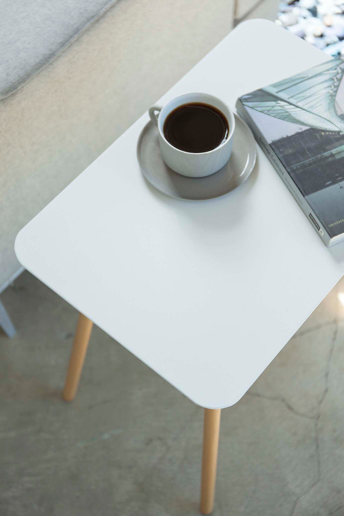 Yamazaki Rectangular Side Table - White