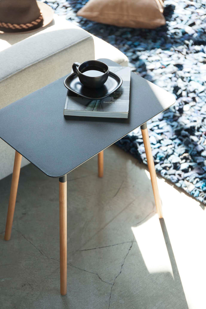 Minimalist Rectangular Side Table by Yamazaki Home – Retro Modern  Furnishings