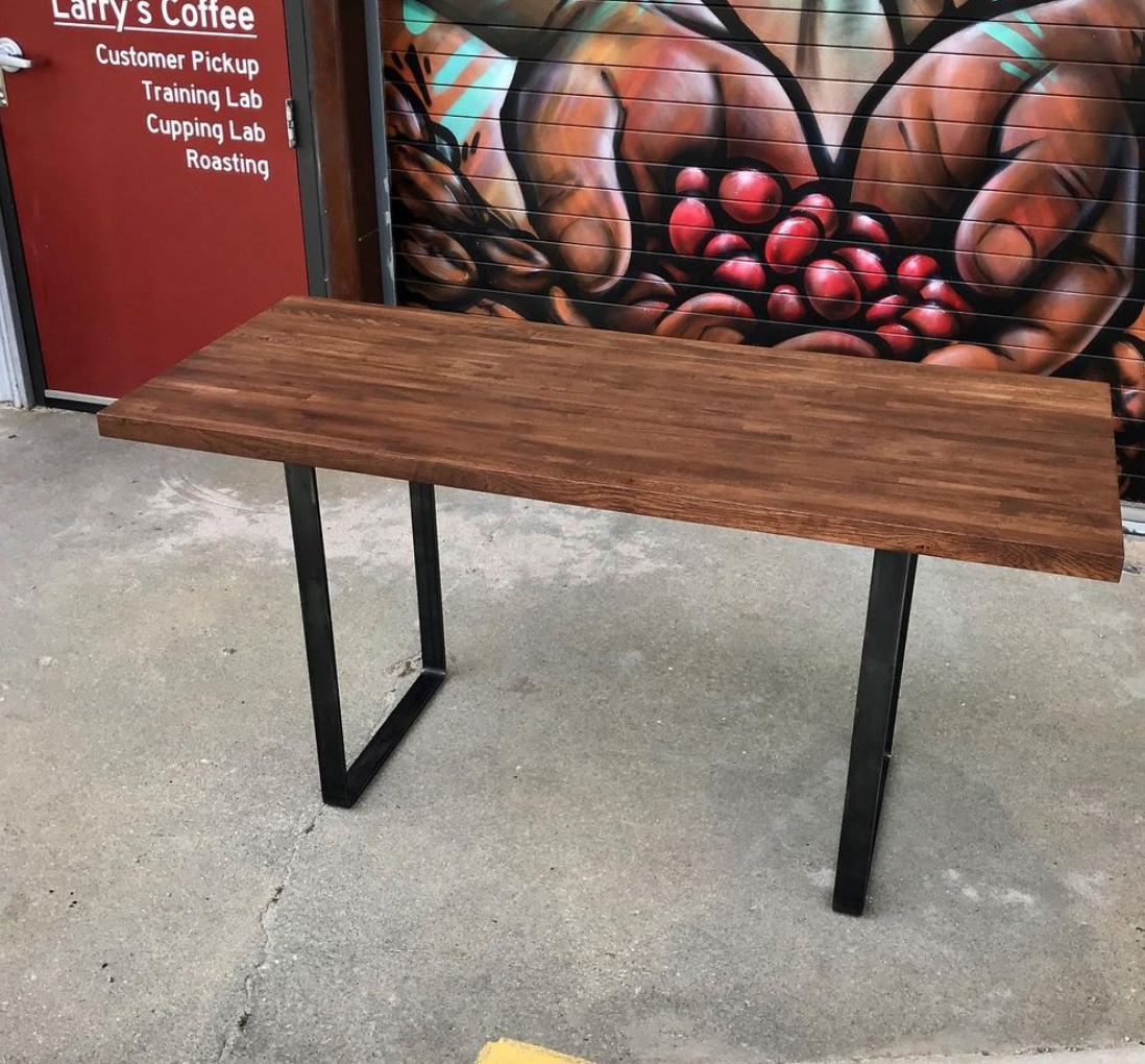 Butcher Block Table 36" x 72"- Modernist Legs