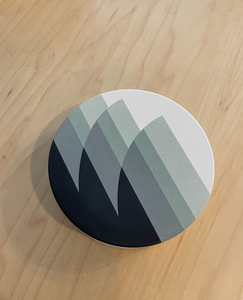 Wave Ceramic Coasters – Set of 4