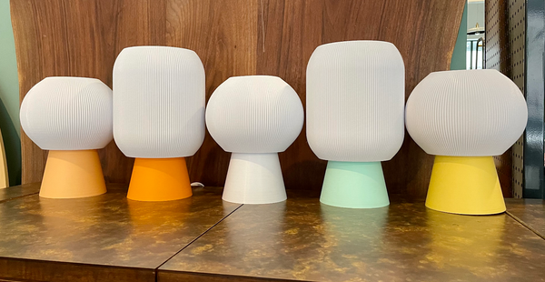 3D-Printed Mushroom Lamps – Mooshie