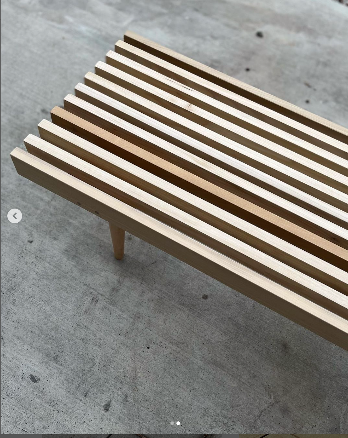 Slat bench online