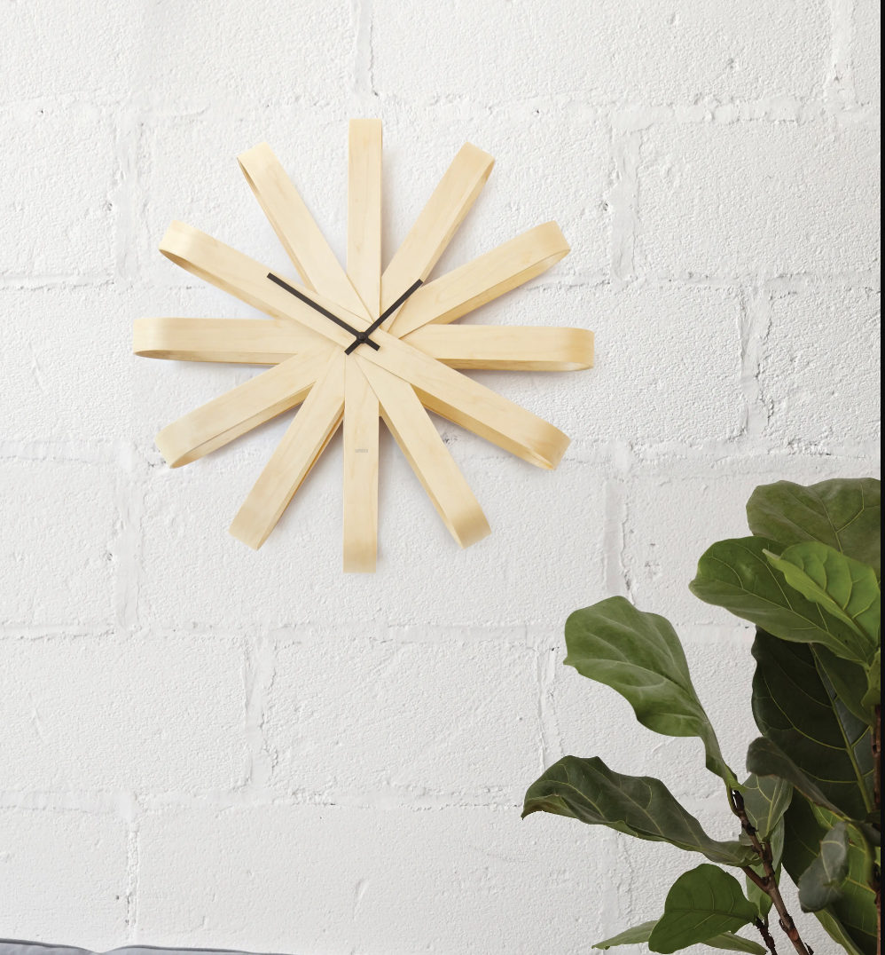 Ribbonwood Wall Clock