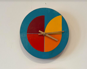 Mini 8" Color Wheel Clock by Suijin Li