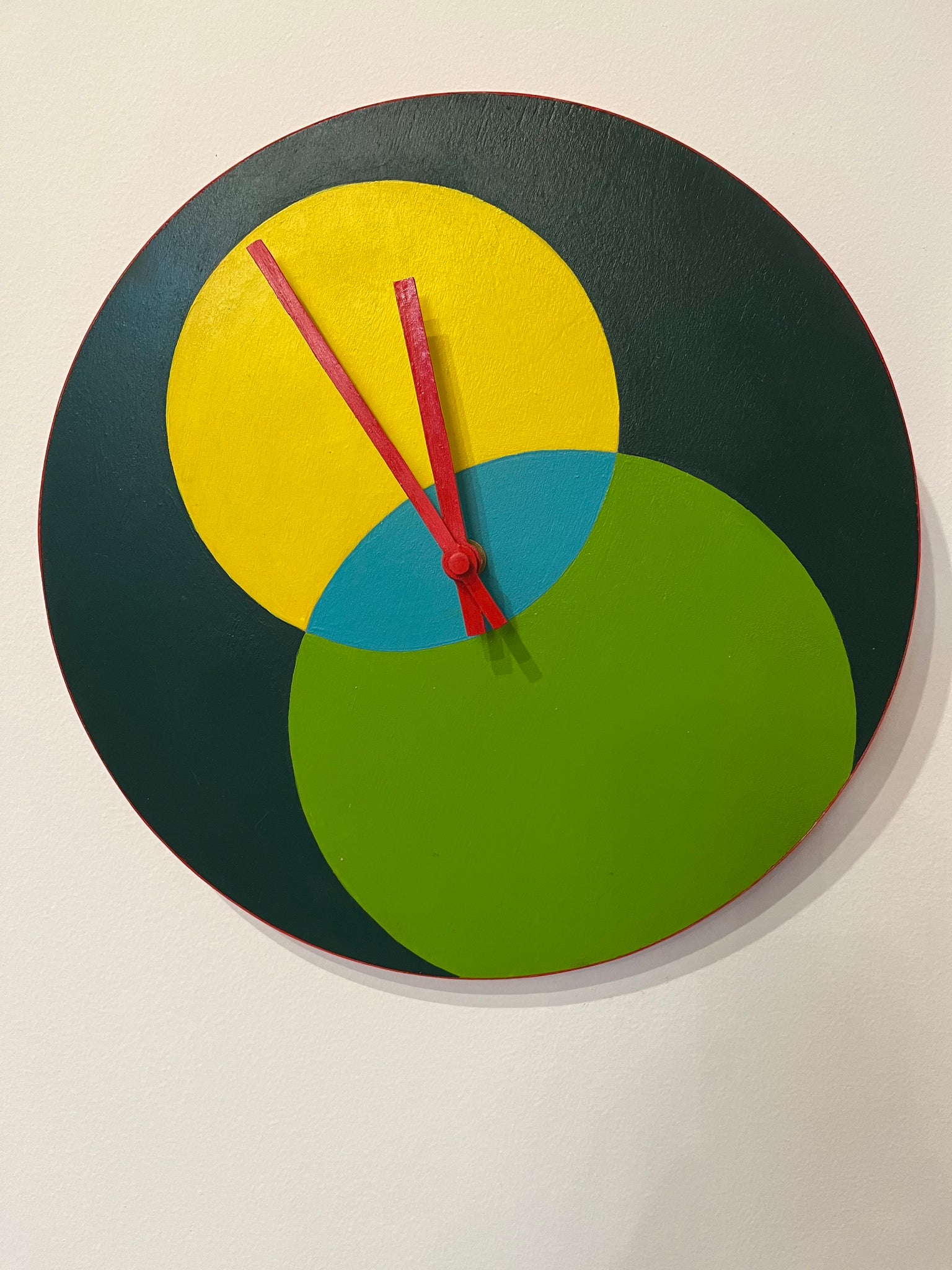Avila Confluence, 12" clock by  Suijin Li Designer