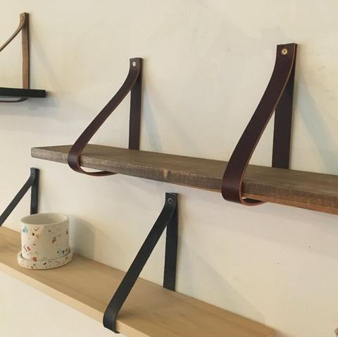 Leather Strap Kit for Accent Shelf