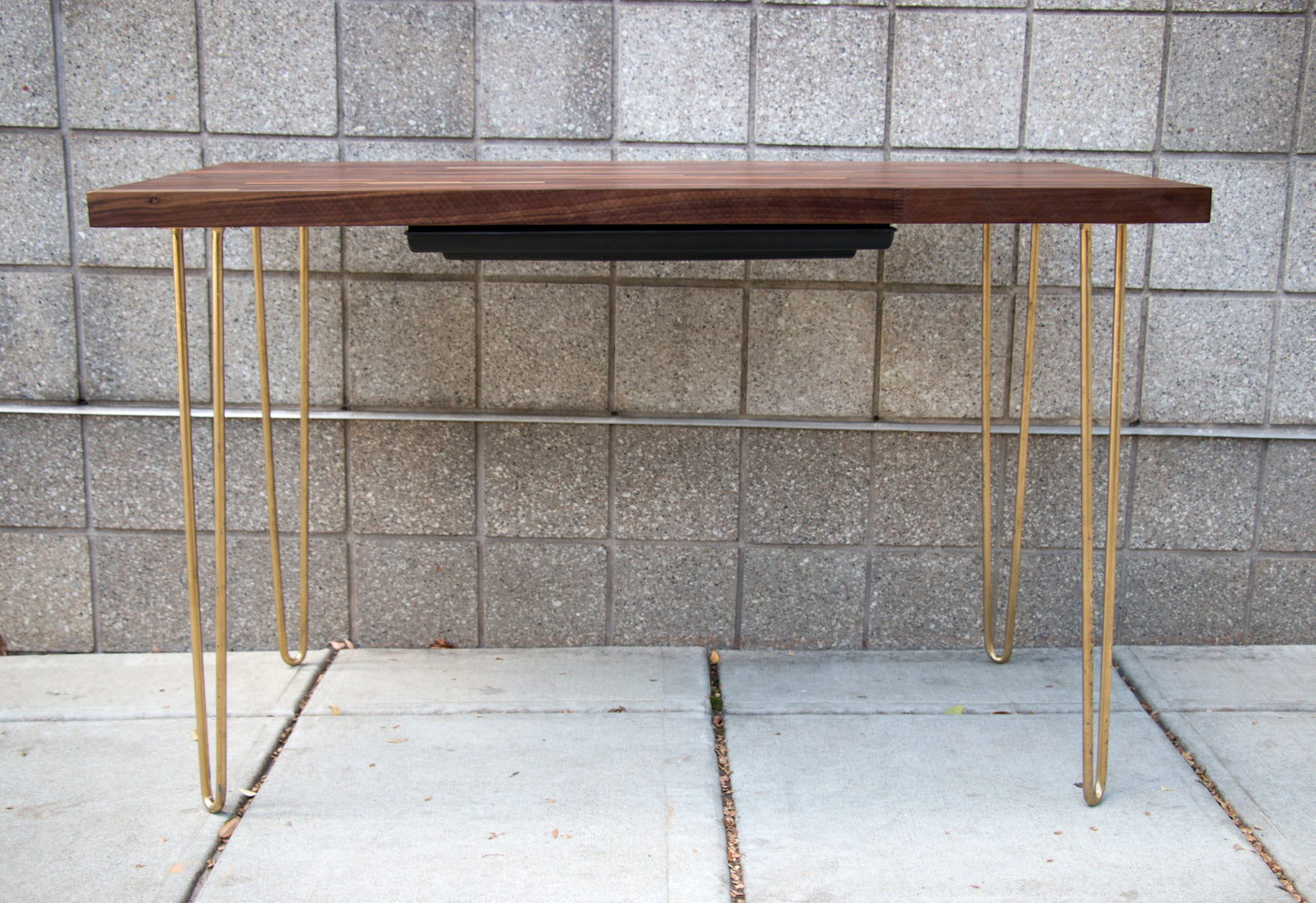 Butcher Block Table 25" x 48"-72"- Hairpin Legs